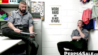 Perps4Sale.com - Twink gay Cole Church pleasured by hunk officer Marco Napoli