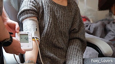 Two Types of Rectal Thermometers in My Ass + BP Measurement