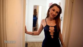 Lily Kink sucks off a thick black cock