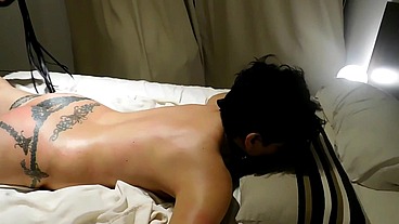 my step mom desperate for a dick, I had to give her a good ass fucking and a good whipping beatdown to calm her