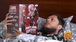 X RATED MARVEL THREESOME 🕷️+👩‍🦰+🐈‍⬛=🕸️