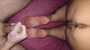 Stepmom Provides Foot Fetish Opportunities to Stepson