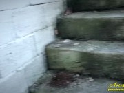 Jerking Offf & Cumming in an Open & Abandoned Building Beside the Highway