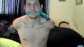 ”ZackRandall: Pretty Wyatt Blaze Pleasures His Tight Booty With Dildo”