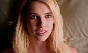 Emma Roberts gives the ultimate blowjob in Scream Queens