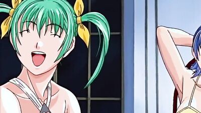 Watch these curvy babes with massive knockers deepthroating and riding massive cocks in hentai porn