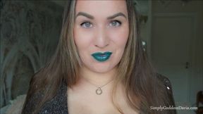 Powerful Green Lips Are Ready To Take You Under My Charms (720p HD)