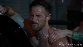 Rough Trunk Fling: Hot Gay Ride Ends in Steamy Garage Action – 18+