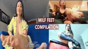 MILF Feet Compilation - Mz Kim Sweet Stepmom Gives Foot Smelling POV Foot Worship Foot Slave Training MOBILE