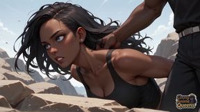 Ebony Fever Heats up the Desert! the Hottest XXX Porn!