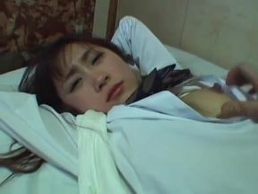 Stunning Mink Feasting on Japanese Teen in Thigh-Highs