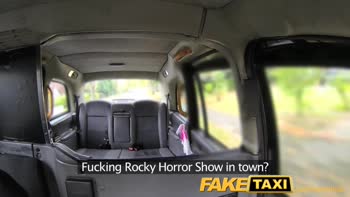 Halloween Heat: Italian FakeTaxi Cutie's Rough Anal Ride in Fancy Dress