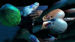 sexy robot chick is thirsty for anal sex