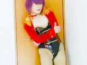 Gloss and Power – Purple-Haired Mistress of the Stage　Japanese Crossdressing