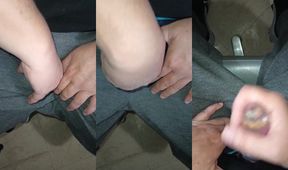 Ftm cum party with my confetti dick in solo hand job
