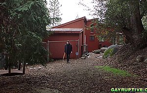 Troye Jacobs starts a fire with Ty Rodericks big wood