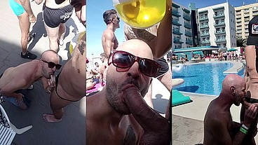 Poolside Suckerfest: My Cock’s the Life of the 2025 Grabbys Weekend!
