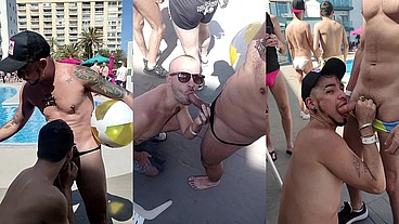 Poolside Suckerfest: My Cock’s the Life of the 2025 Grabbys Weekend!