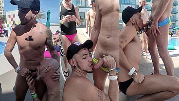 Poolside Suckerfest: My Cock’s the Life of the 2025 Grabbys Weekend!