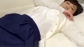 Japanese Teacher's Creamy Amateur Cumshot After Drinking Pills