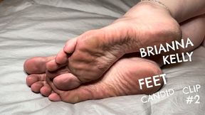 Brianna Kelly Feet Candid #2 Dirty Soles In Bed