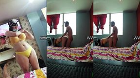 a la madrastra culona venezolana le gusta ser follada delante de la ventana en su barrio y que todos la vean