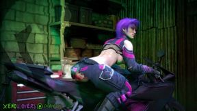 The Wraith & Yui Kimura starring in Biker Girl!! (Dead by Daylight)