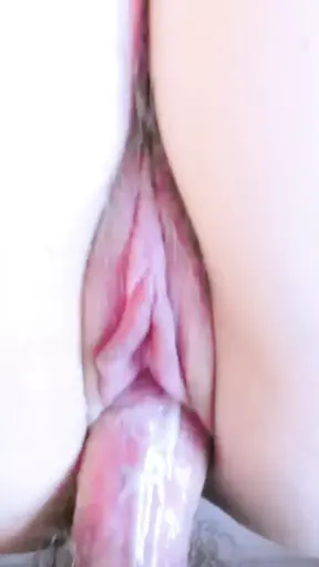 Cumshot my girlfriend pink juicy pussy fuck