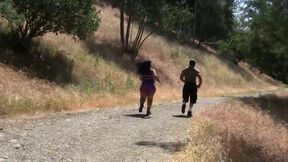 Black ebony fat slut takes a big black cock