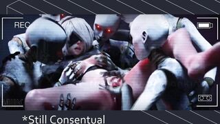 NIER AUTOMATA all that Emotional Oranges HD HMV