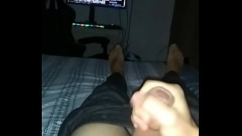 Punheta do pau delicioso