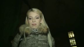 Sex with blonde in the street