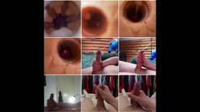 Twink Fleshlight Internal Cumshot and Slo-Mo Cumshot compilation