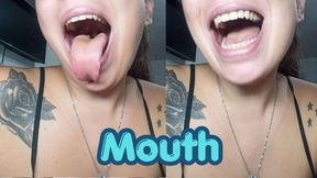 Exploring my mouth.
