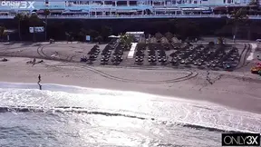 Xanthia Lombardi gets rescued and screwed at the beach