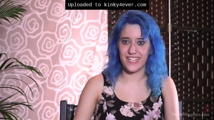 Cute And Colorful Susy Blue Is Begging To Be Disgraced In Public  Kinky4Ever
