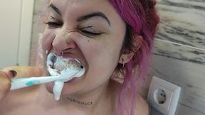 4k dental hygienist routine mouth fetish closeups naked rebeca addams
