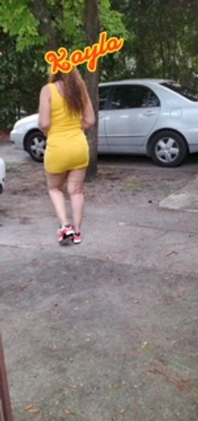 Candid Big Booty Freaky Wife taking a Walk