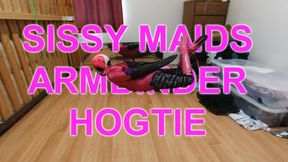 Sissy Maids Armbinder Hogtie