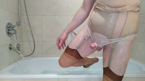 sissy slut quick relaxation in prague hotel - simon latexa private video