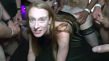 85mins Creampie Marathon Breeding with TransBitch and Friends