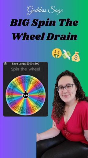 BIG Wheel Spins Drain