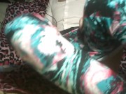 Skinny Sissy Crossdresser Cums After 2 Days All Over Hand and Panties