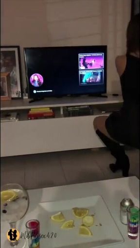 Milipilisex420 - Dance Tik Tok challenge, amateur couple hard rough sex after party ｜ Public Sex ｜ Argentina - Teen