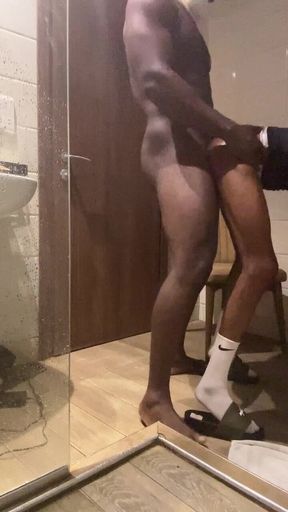 Straight Bouncer at the Club Smashed My Ass