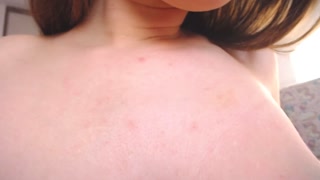 ASMR intense close up puffy nipples sucking