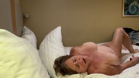 I used my vibrator on my hairy pussy and had a HUGE orgasm!