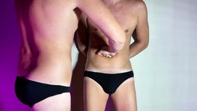 Abs on the Line: Navel, Belly Punching &amp; Hands-free Climax