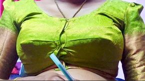 Indian plump stepmom with her stepsons friend