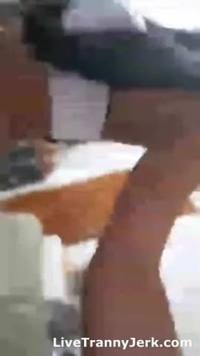 Amazing Shemale funny on webcam